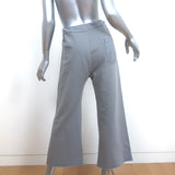 Nili Lotan Kiki Cropped Sweatpants Light Gray Size Medium