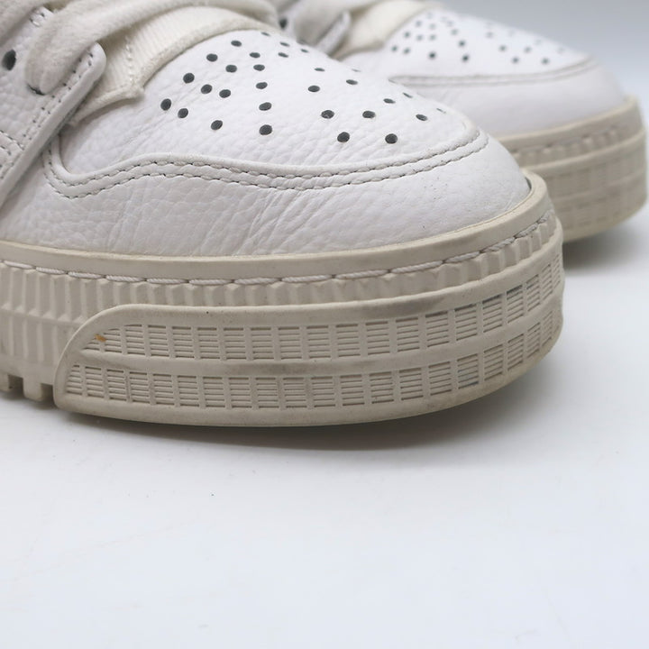 Off-White c/o Virgil Abloh 3.0 Off Court Low Top Sneakers White Leather Size 37