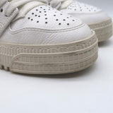 Off-White c/o Virgil Abloh 3.0 Off Court Low Top Sneakers White Leather Size 37