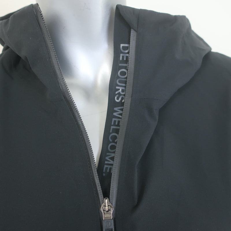 Lululemon Waterproof Hiking Half-Zip Pullover Jacket Black Size 4