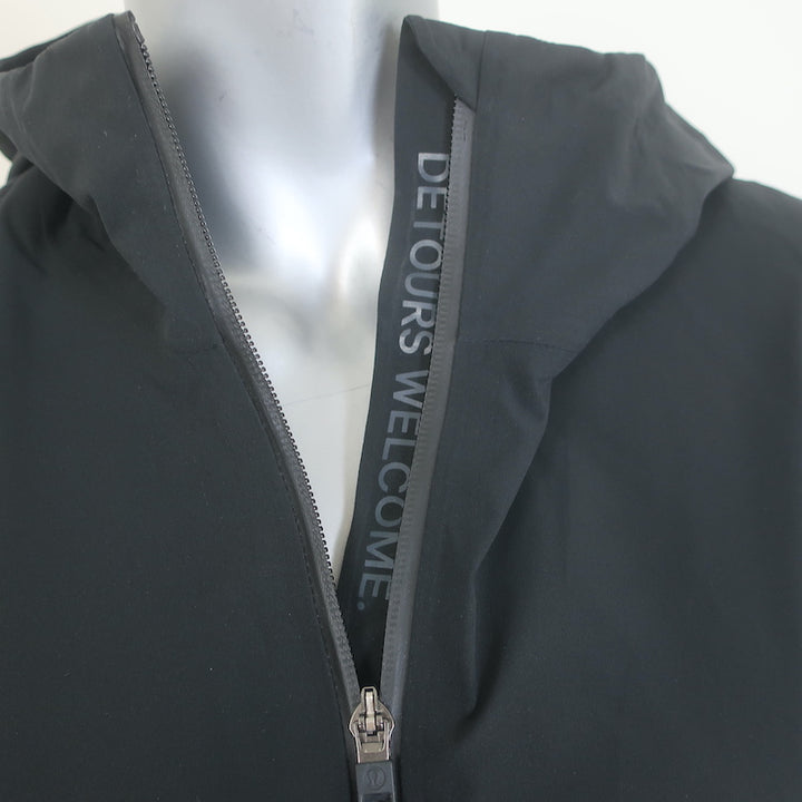 Lululemon Waterproof Hiking Half-Zip Pullover Jacket Black Size 4