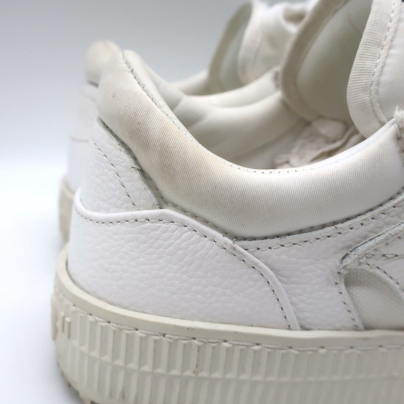 Off-White c/o Virgil Abloh 3.0 Off Court Low Top Sneakers White Leather Size 37