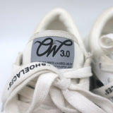 Off-White c/o Virgil Abloh 3.0 Off Court Low Top Sneakers White Leather Size 37