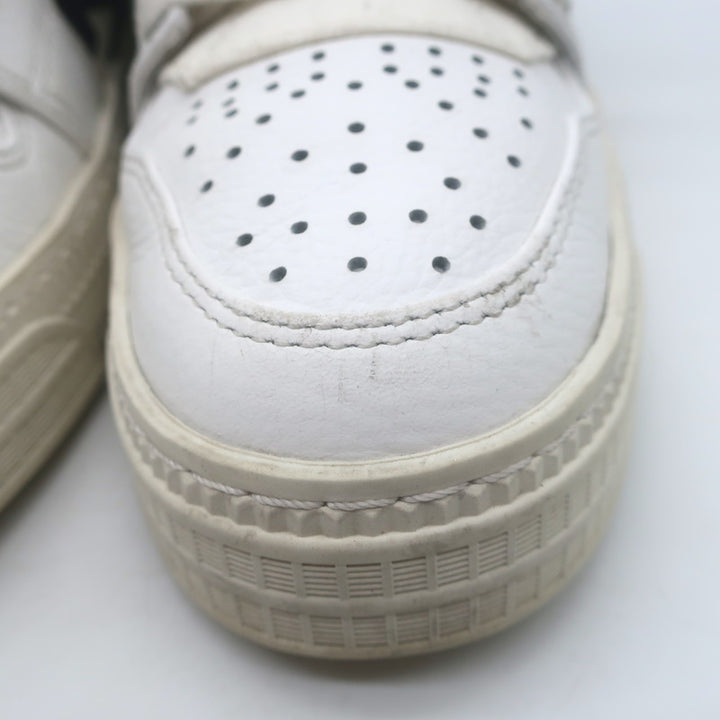 Off-White c/o Virgil Abloh 3.0 Off Court Low Top Sneakers White Leather Size 37