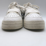 Off-White c/o Virgil Abloh 3.0 Off Court Low Top Sneakers White Leather Size 37