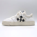 Off-White c/o Virgil Abloh 3.0 Off Court Low Top Sneakers White Leather Size 37