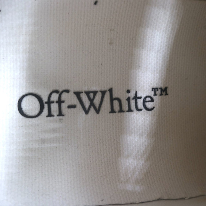 Off-White c/o Virgil Abloh 3.0 Off Court Low Top Sneakers White Leather Size 37