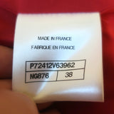 Chanel SS22 Multi-Pocket Tweed Mini Dress Red Cotton-Blend Size 38