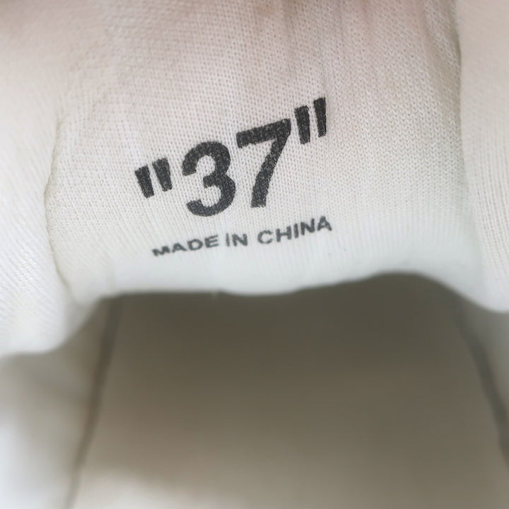 Off-White c/o Virgil Abloh 3.0 Off Court Low Top Sneakers White Leather Size 37