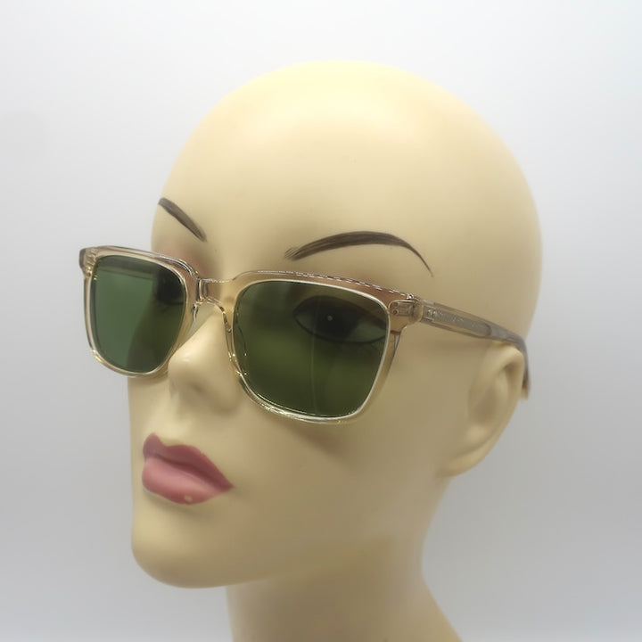 Oliver Peoples NDG-1 50mm Sunglasses Transparent Buff/Green OV5031S 1094/52