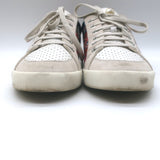 Chanel Pearl CC Multicolor Tweed Low Top Sneakers Gray Suede Size 38