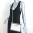 Balenciaga Logo Pochette Cream Canvas & Gray Leather Small Crossbody Bag