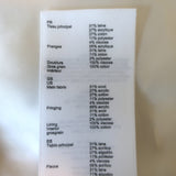 Maje Guiliette Belted Tweed Coat Ecru Wool-Blend Size 34 NEW