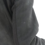 Rick Owens Stooges Suede Biker Jacket Black Size US 14