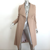 Ted Baker Rose Midi Wrap Coat Camel Wool-Cashmere Size 1 NEW