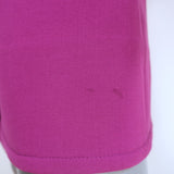 Veronica Beard Velma Wrap-Effect Mini Dress Magenta Stretch Suiting Size 4