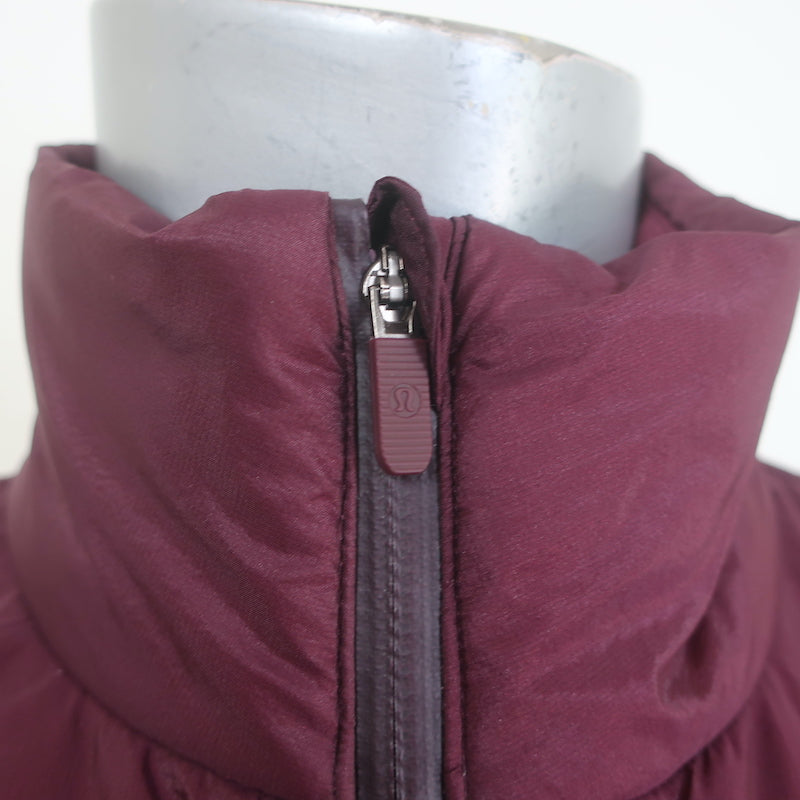 Lululemon Down for It All Vest Merlot Size 4