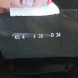 Akris Temptation Stand-Collar Blazer Black Wool Size US 4 One-Button Jacket