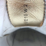 Valentino Glitter Flycrew Low Top Sneakers Gold Size 40