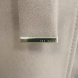 Ted Baker Rose Midi Wrap Coat Camel Wool-Cashmere Size 1 NEW