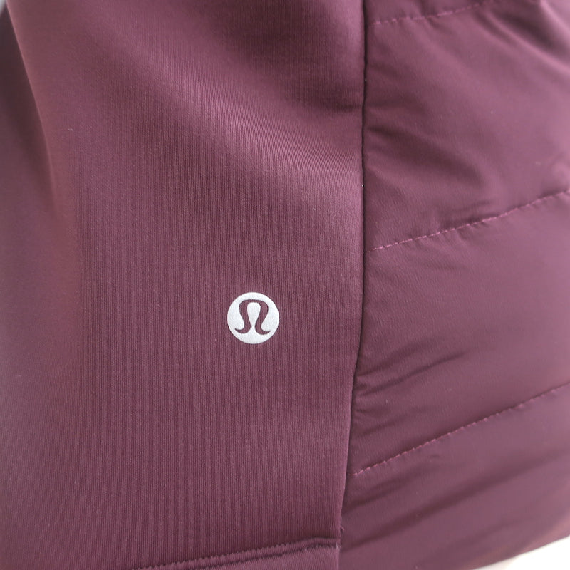 Lululemon Down for It All Vest Merlot Size 4