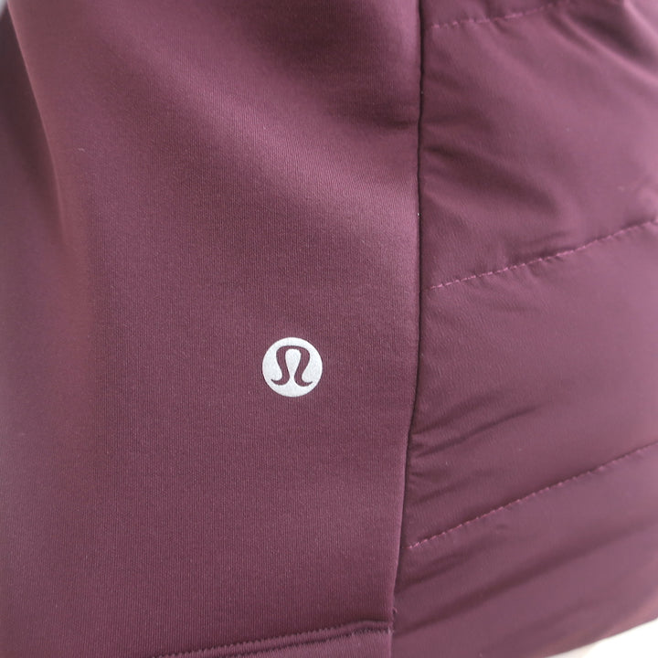 Lululemon Down for It All Vest Merlot Size 4