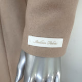 Ted Baker Rose Midi Wrap Coat Camel Wool-Cashmere Size 1 NEW