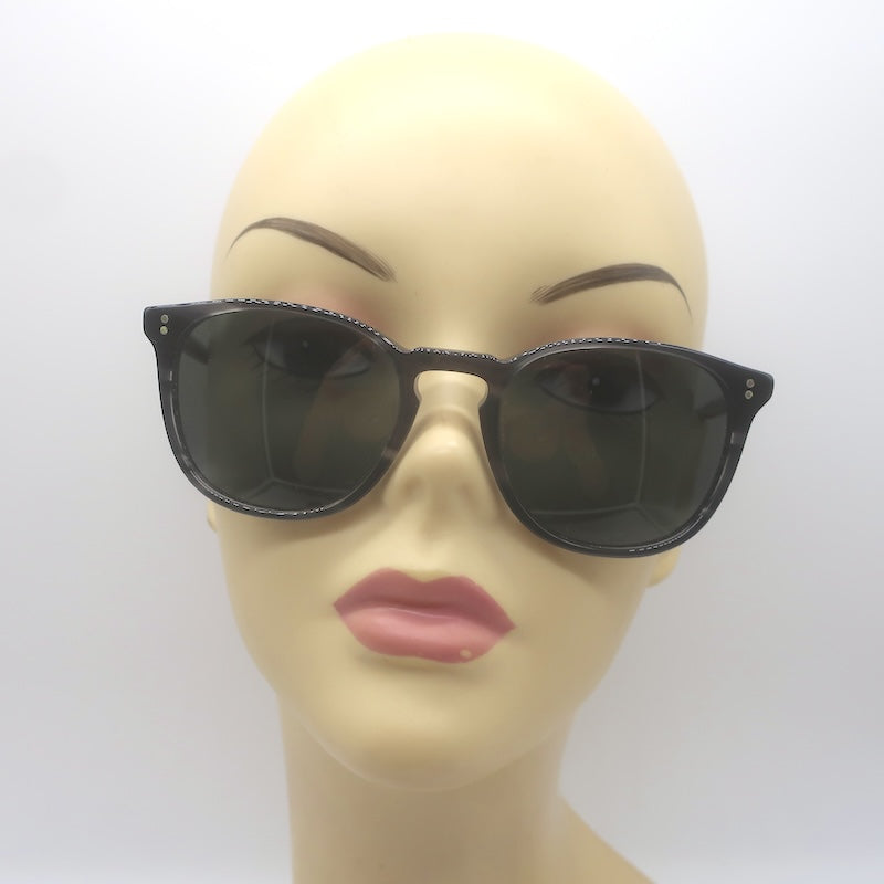 Oliver Peoples Finley Esq. Sun Polarized 53mm Sunglasses Gray Tortoise OV5298SU