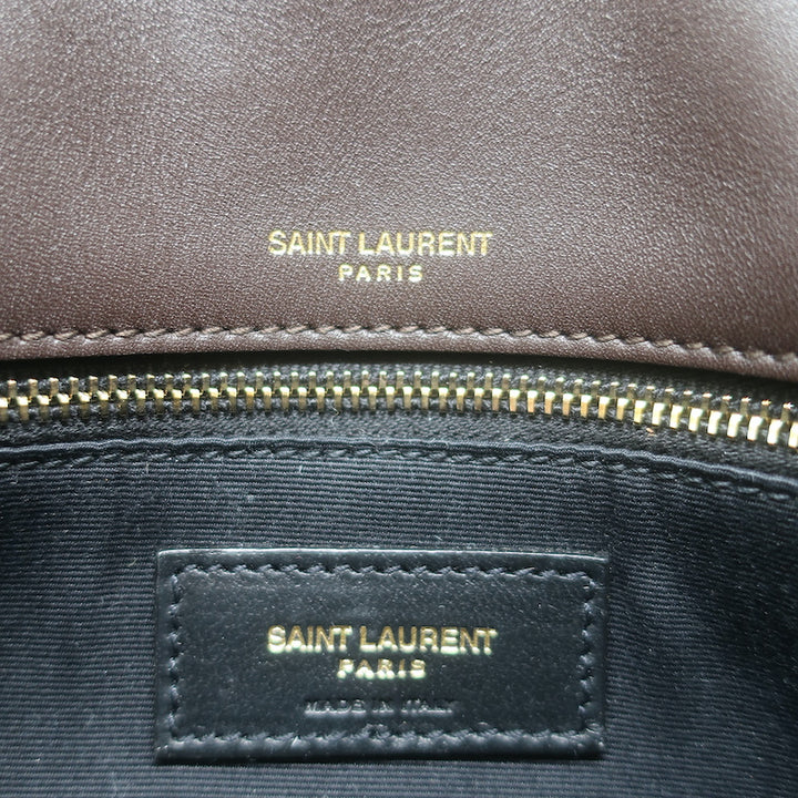 Saint Laurent Niki Medium Raffia Shoulder Bag Natural Chain Strap Crossbody NEW
