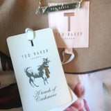 Ted Baker Rose Midi Wrap Coat Camel Wool-Cashmere Size 1 NEW