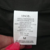 Vince Suede Motorcycle Jacket Olive Size Medium