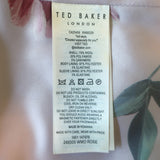 Ted Baker Rose Midi Wrap Coat Camel Wool-Cashmere Size 1 NEW