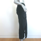 Alexander McQueen Bow Midi Skirt Black Taffeta Size 40 NEW