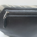 Balenciaga Souvenir XS Belt Bag Gray Logo Jacquard Canvas