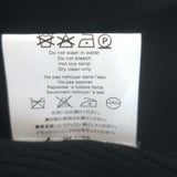 Michael Kors Half-Zip Sweater Black Stretch Wool Ribbed Knit Size Medium