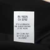 Helmut Lang Shadow Moleskin Draped Moto Jacket Black Leather & Cotton Size Small