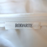 Rodarte Lace-Trimmed Satin Midi Slip Dress White Silk Size 6 NEW