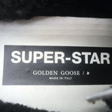 Golden Goose Glitter Superstar Sabot Shearling Sneakers Black Size 37