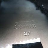 Golden Goose Glitter Superstar Sabot Shearling Sneakers Black Size 37