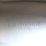 Le Monde Beryl Claudia Leopard Print Calf Hair Mary Jane Flats Brown Size 41