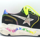 Golden Goose Running Sole Do You Wanna Be My Sunshine Sneakers Black Size 38