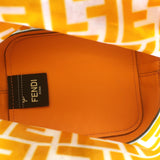 Fendi Mon Tresor FF PVC Mini Bucket Bag Orange Leather Crossbody