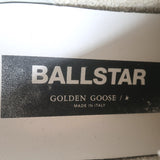 Golden Goose Ball Star Low Top Sneakers White & Neon Pink Leather Size 37