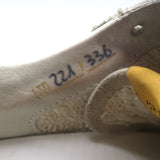 Golden Goose Ball Star Low Top Sneakers White & Neon Pink Leather Size 37