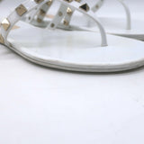 Valentino Rockstud Jelly Sandals White/Gold Size 38