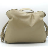 Loewe Flamenco Puffer Clutch Shoulder Bag Clay Leather NEW