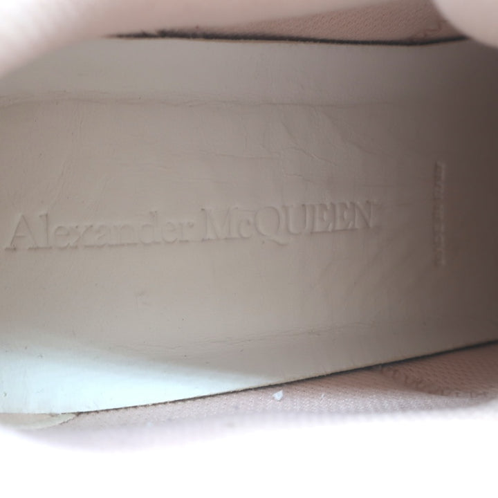 Alexander McQueen Sprint Runner Low-Top Sneakers Pink/Metallic Pewter Size 38