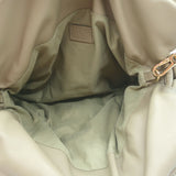 Loewe Flamenco Puffer Clutch Shoulder Bag Clay Leather NEW