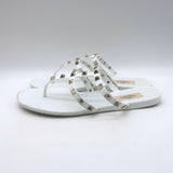Valentino Rockstud Jelly Sandals White/Gold Size 38