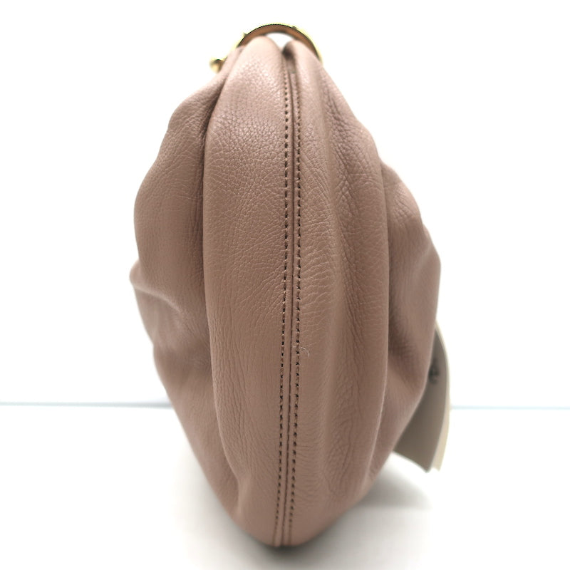Chloe Small Bracelet Hobo Bag Woodrose Leather Crossbody NEW
